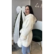 Puha szőrmés kardigán 