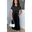 Emina plisszírozott aljú maxi ruha