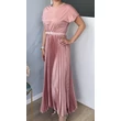 Emina plisszírozott aljú maxi ruha