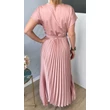 Emina plisszírozott aljú maxi ruha