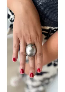 Ezüst nagy gyűrű