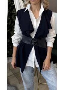 Nyitott elejű mellény 