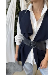 Nyitott elejű mellény 