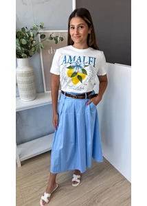 Panna vászon szoknya 