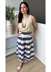Lilibeth csíkos szoknya 