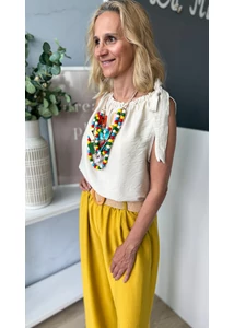 Kinga húzott nyakú felső 