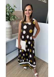 Tiziana plisszírozott ruha 