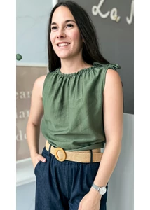 Kinga húzott nyakú felső 