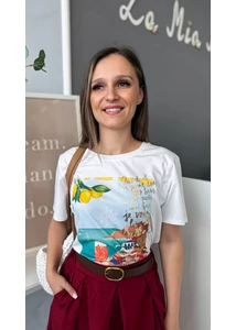 Mintás női póló 