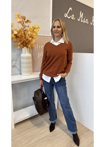 Egyenes, bőszárú farmer