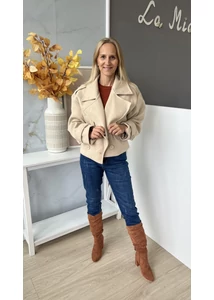 Rövid fazonú szövetkabát 