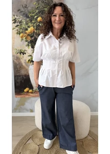 Karcsúsított vászon ing 