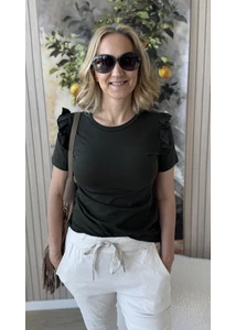 Fodros vállú felső