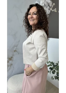 Sara velúrhatású  felkapós kabátka