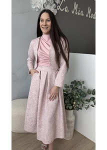 Nyomott mintás alkalmi szoknya 