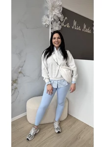 Világoskék leggins 