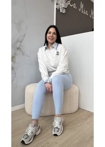 Világoskék leggins 