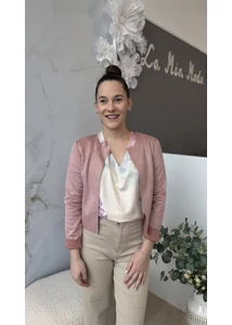 Sara velúrhatású  felkapós kabátka