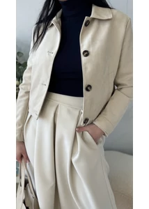 Tavaszi velúr hatású dzseki