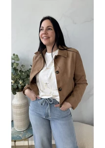 Tavaszi velúr hatású dzseki