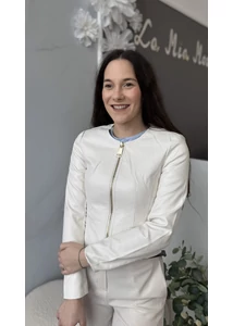 Tavaszi műbőr dzseki