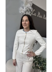 Tavaszi műbőr dzseki