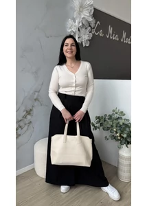 V nyakú kardigán  