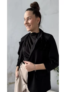 VIRÁG KITŰZŐS BLÉZER 