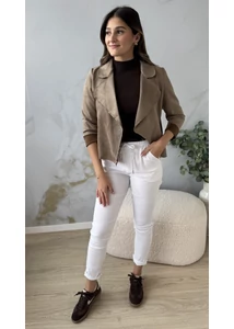 Lisa gyűrt anyagú nadrág 