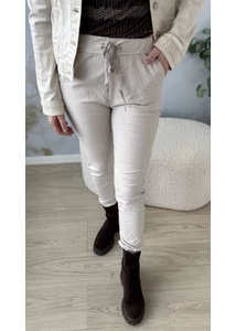 Lisa gyűrt anyagú nadrág 