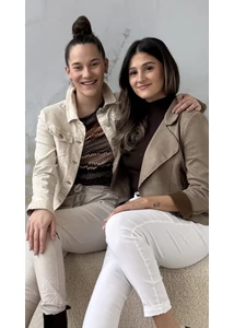 Lisa gyűrt anyagú nadrág 