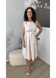 Elegáns nyomott mintás ruha