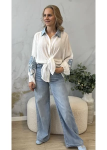 Bőszárú vékony farmer 