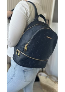Nyomott mintás hátizsák 