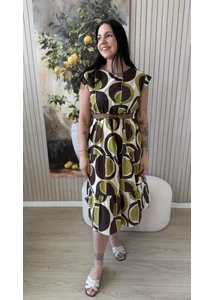BIANCA midi ruha