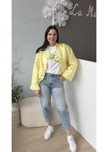 Nyomott mintás kabátka 