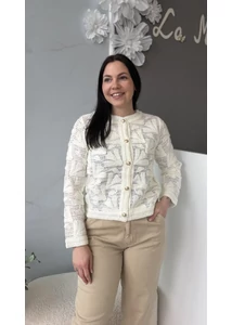 Tavaszi kötött kardigán