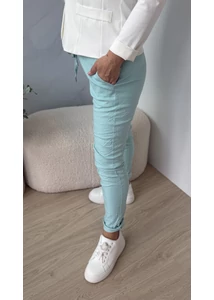 Lisa gyűrt anyagú nadrág 